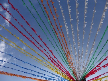Festival streamers, Mahon, Menorca